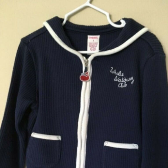 Gymboree Whale Watching Club Sweater Size 3 - Picture 3 of 11